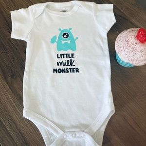 Baby Onesie - 0-3 Months " Milk Monster"